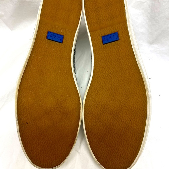 Kate Spade Keds Silver Glitter Slip on Sneakers 9 - Picture 5 of 5